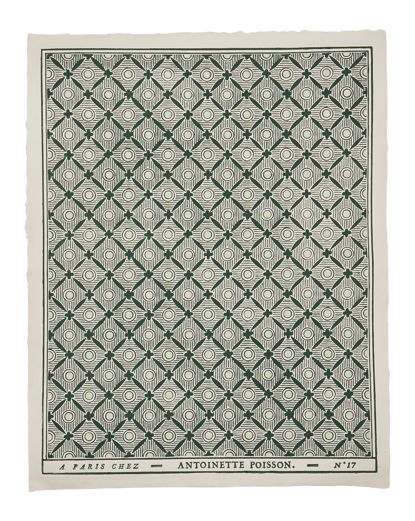 Domino paper "Fleurs, rubans et points"