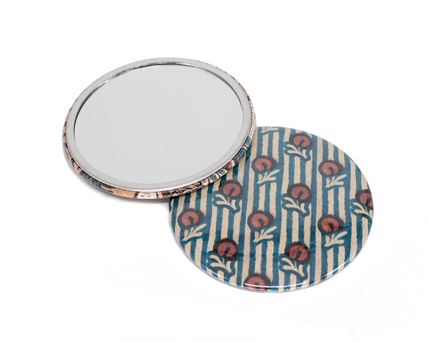 Miroir de poche "Cerises"