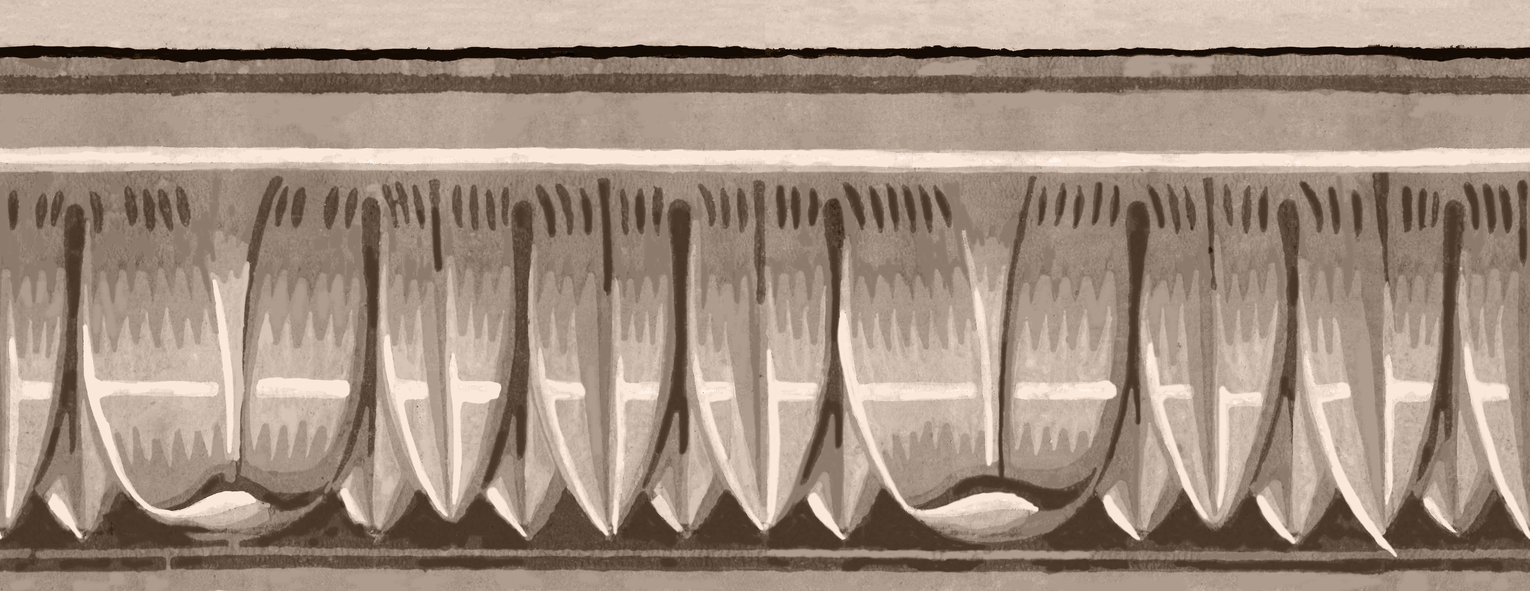 Frise "Bordure palmée"