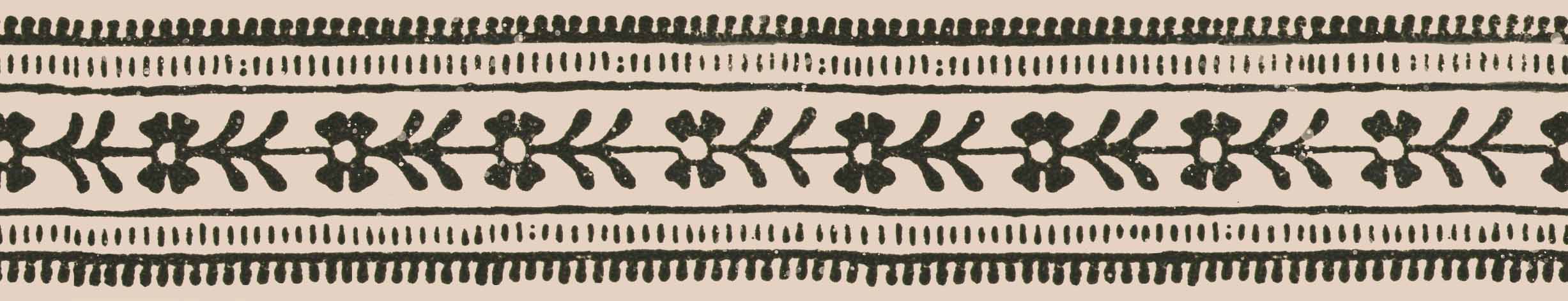 Frise "Guirlande de fleurs"