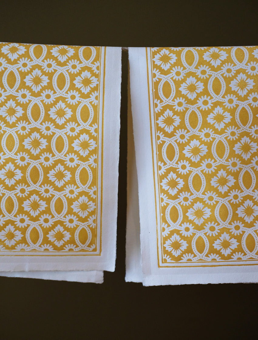 Domino paper "Fleurs & Entrelacs"