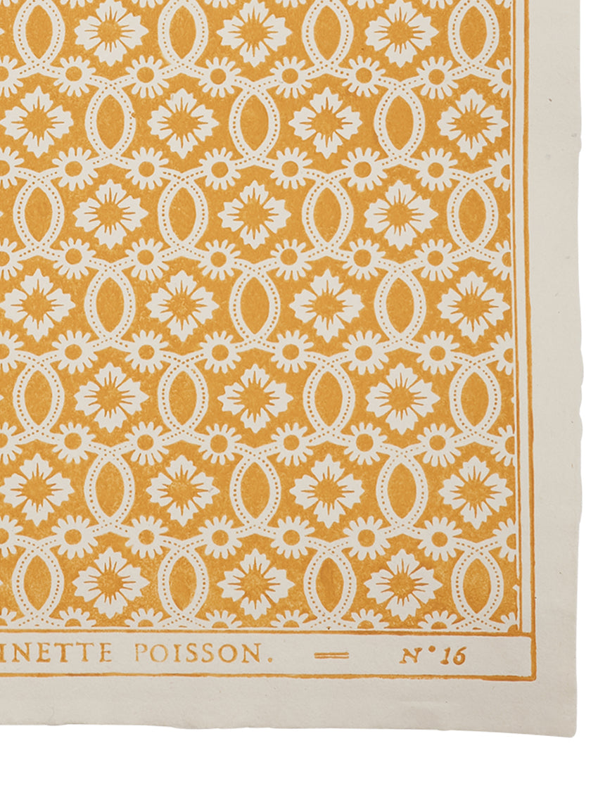Domino paper "Fleurs & Entrelacs"