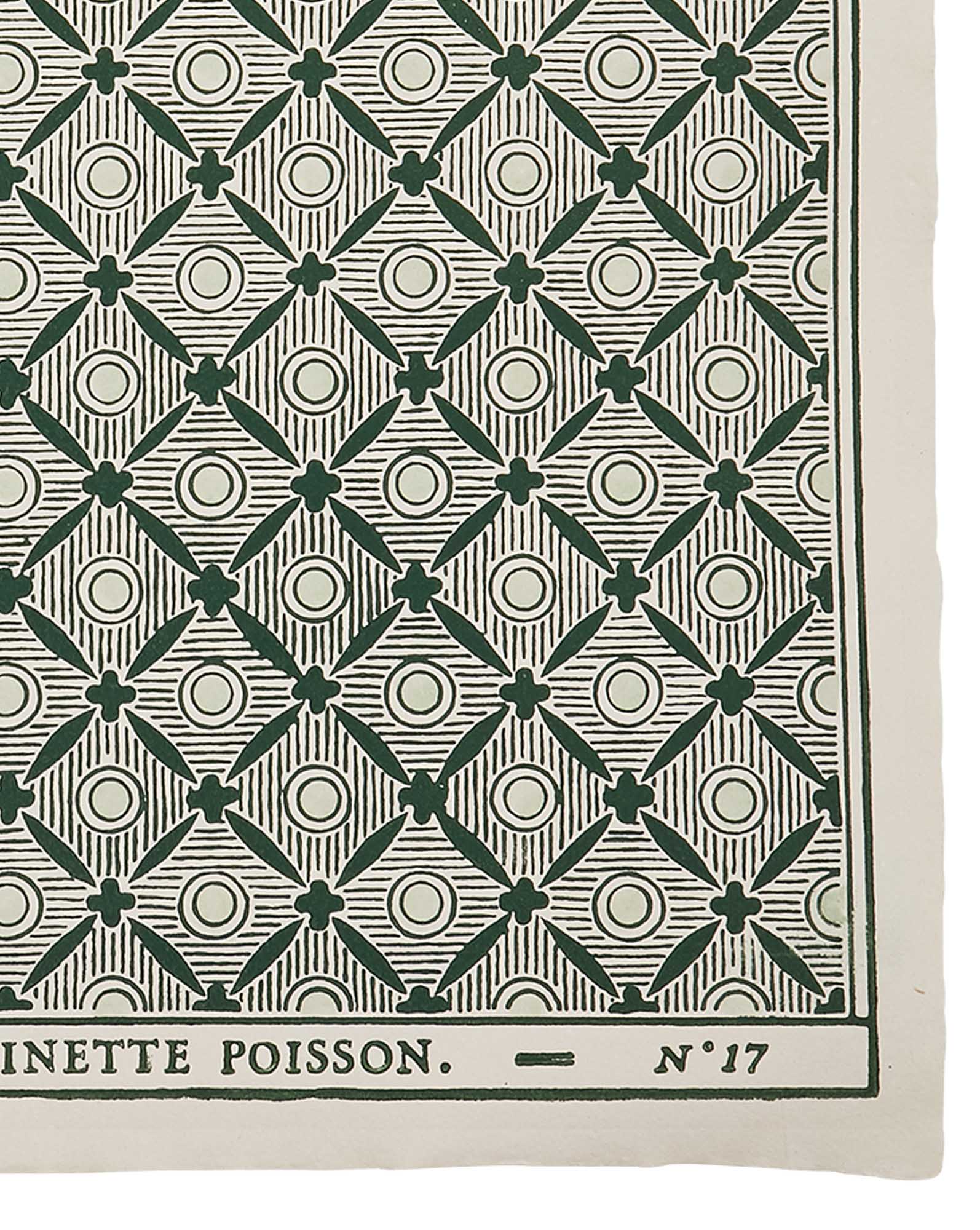 Domino paper "Fleurs, rubans et points"