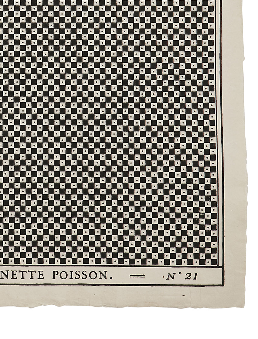 Domino paper "Petits points et carrés"