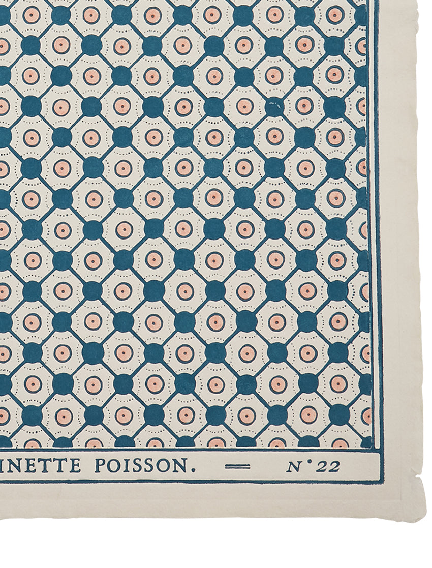 Domino paper "Quadrillages & Ronds"