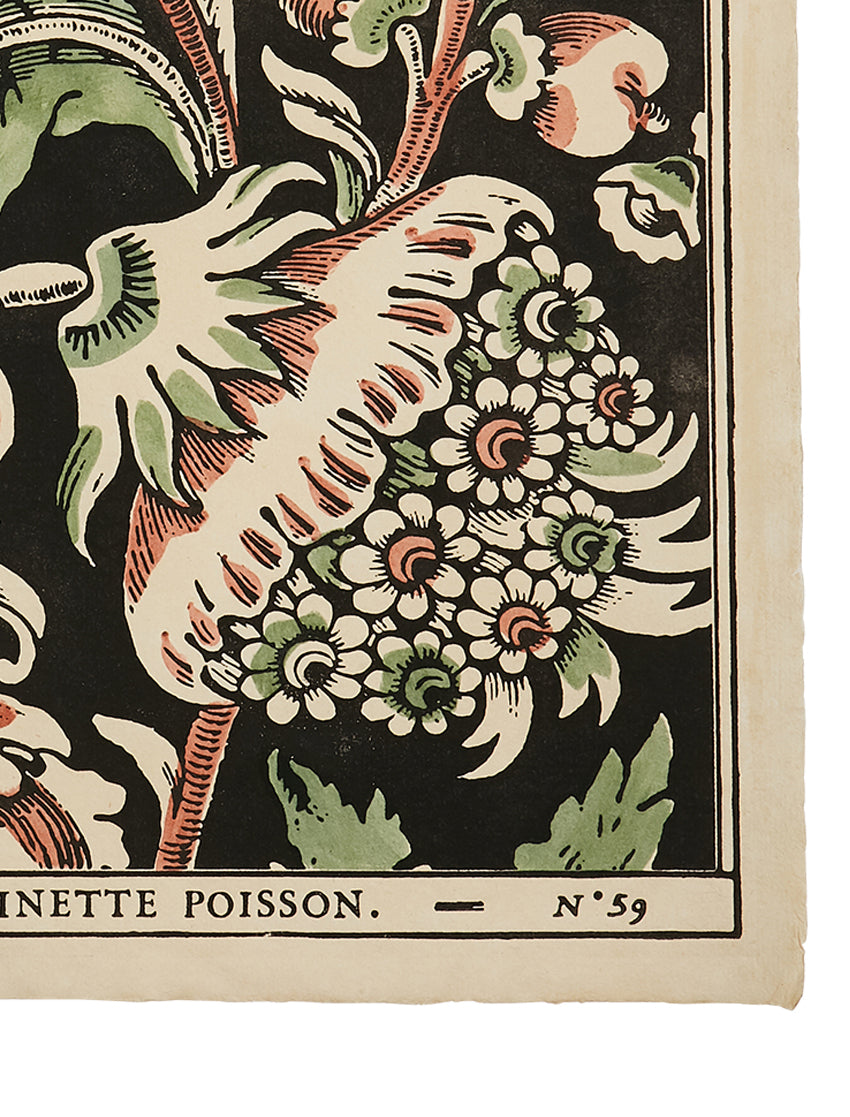 Domino paper "Grands pavots"