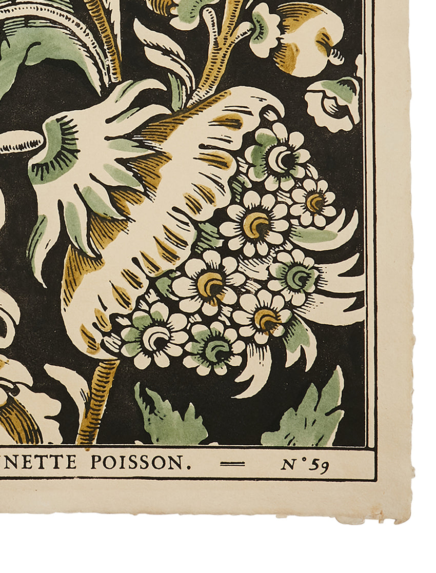 Domino paper "Grands pavots"