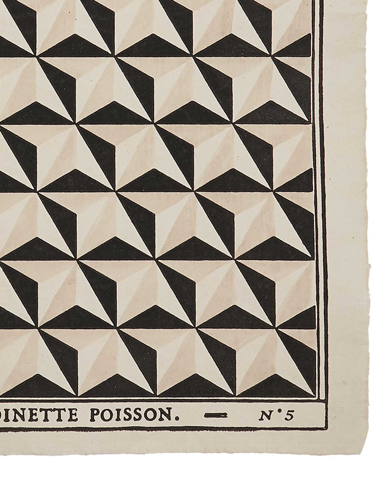 Domino paper "Pointes de diamant"