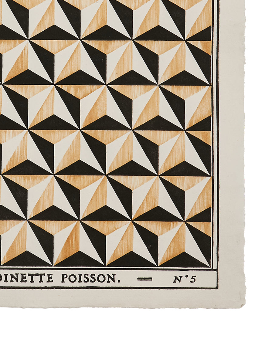 Domino paper "Pointes de diamant"
