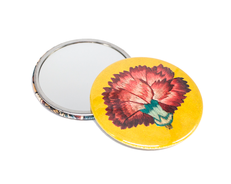 Miroir de poche "Bien aimée"