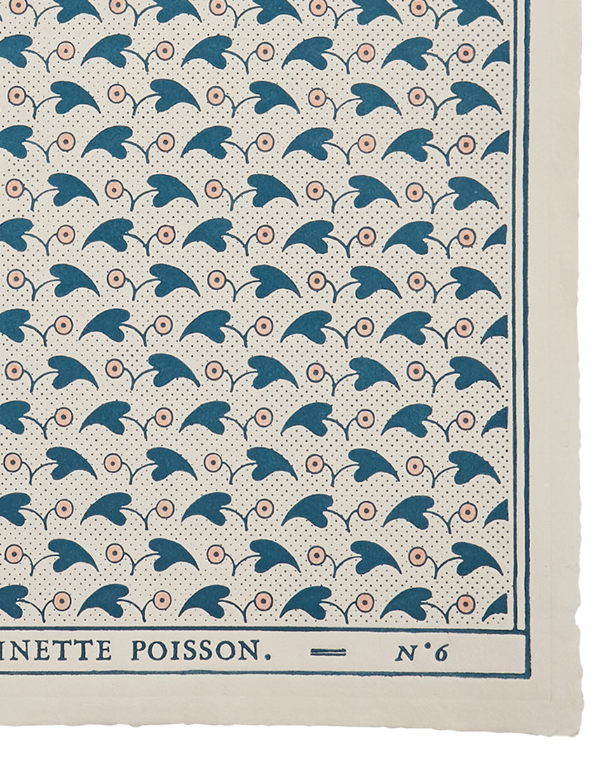 Domino paper "Fleurons"