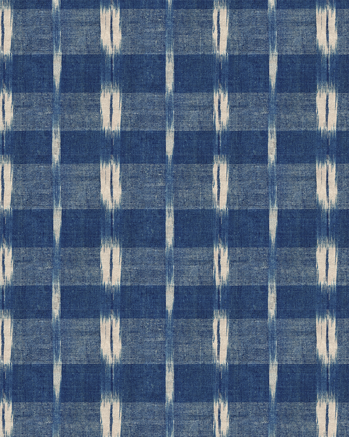 Wallpaper "Flammé indigo"