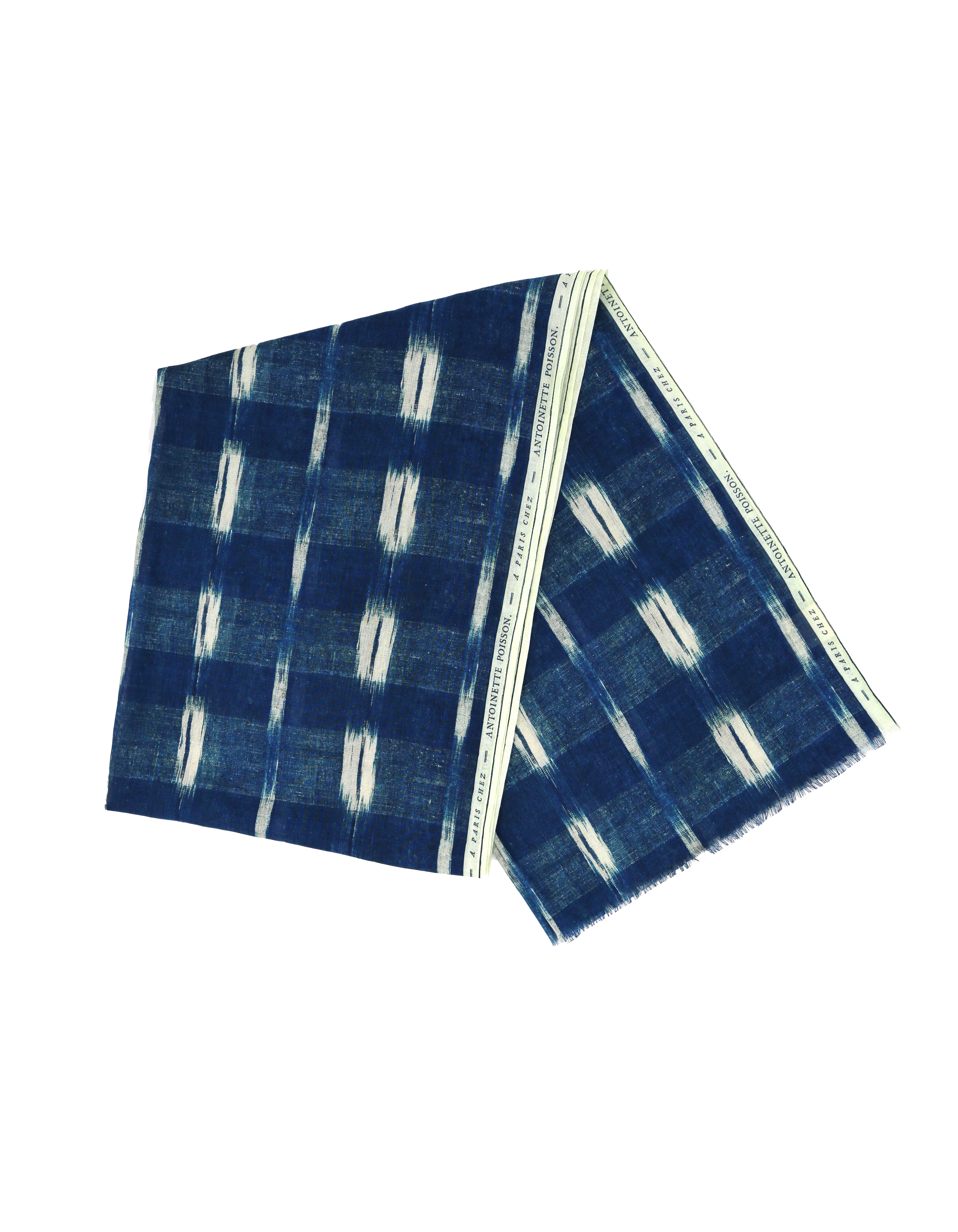 Foulard "Flammé indigo"