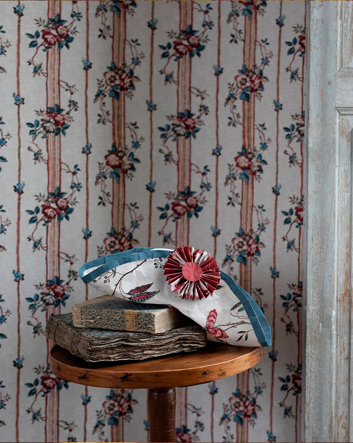 Papier peint "Rayures provençales"