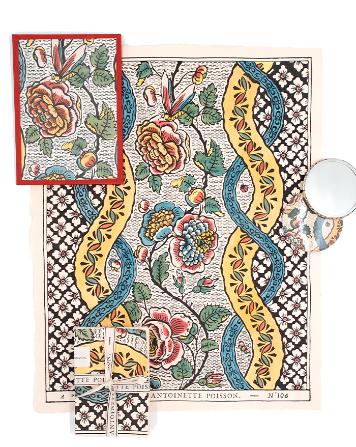 Papier dominoté "Coccinelle"