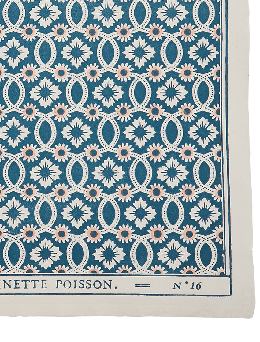 Domino paper "Fleurs & Entrelacs"