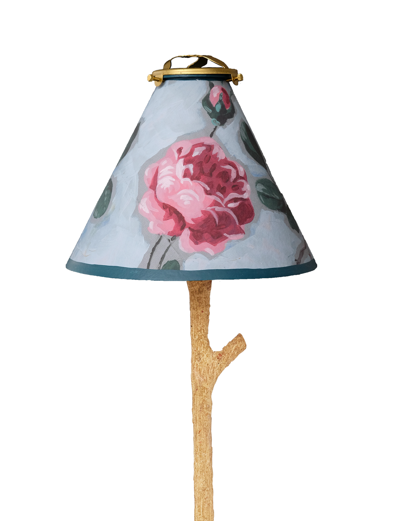 Lampshade "Roses Pompadour"