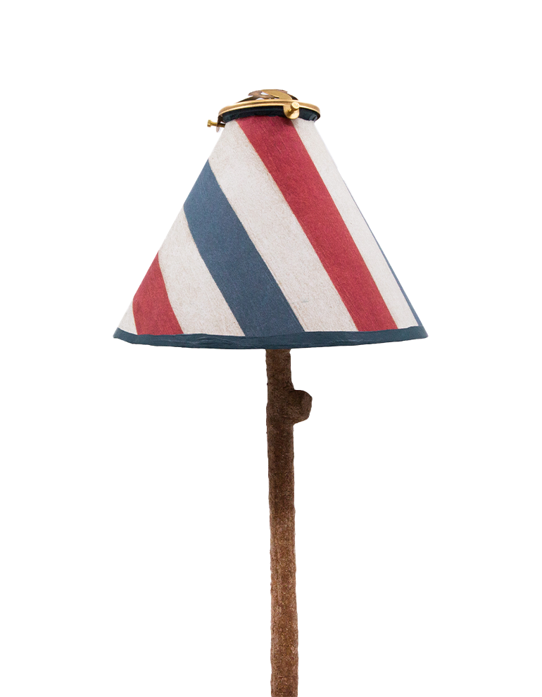 Lampshade "Rayures tricolores"