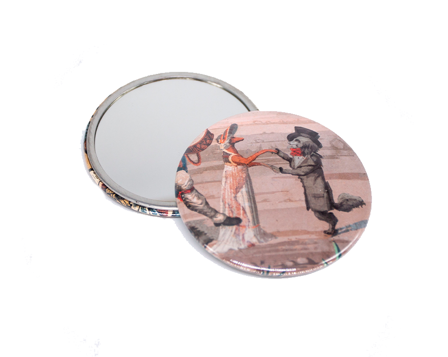 Miroir de poche "Port-Liberté"