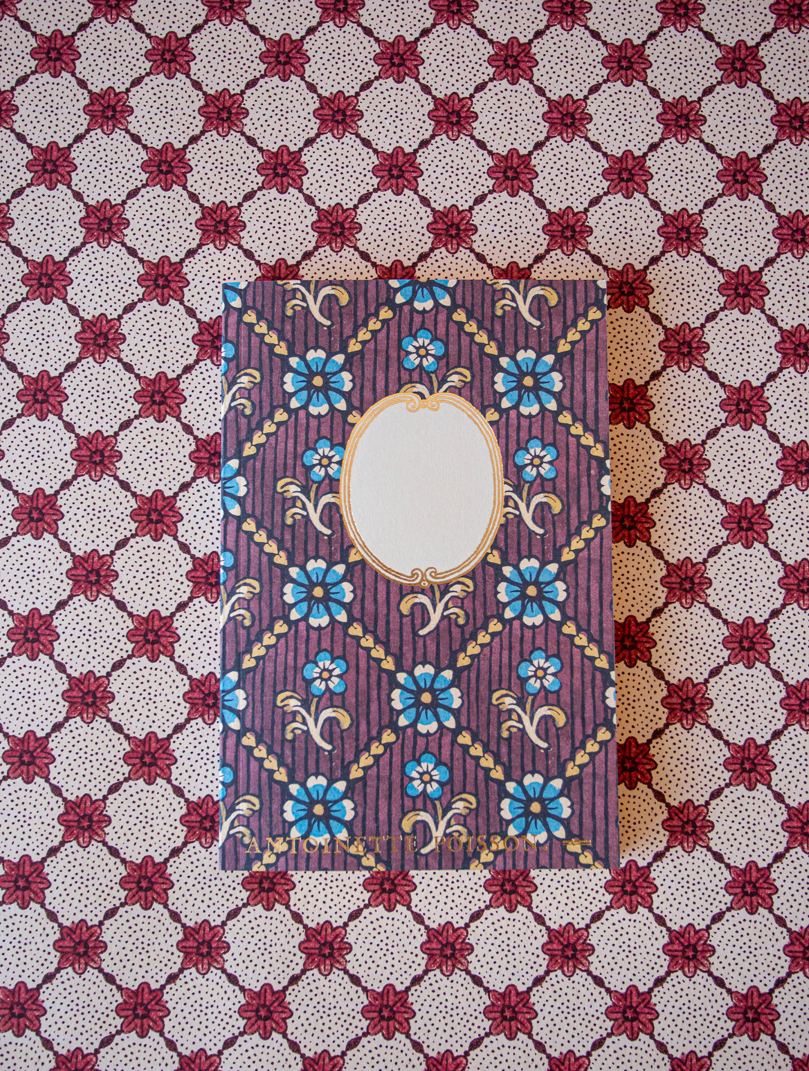 Cahier "Cœurs garance"