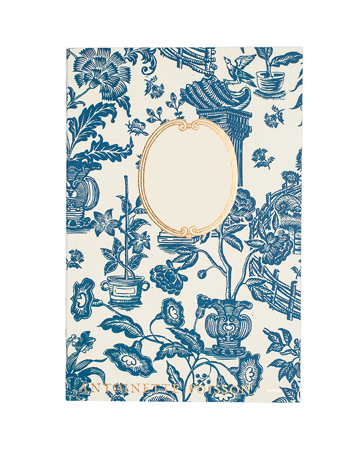Cahier "Jardin indigo"
