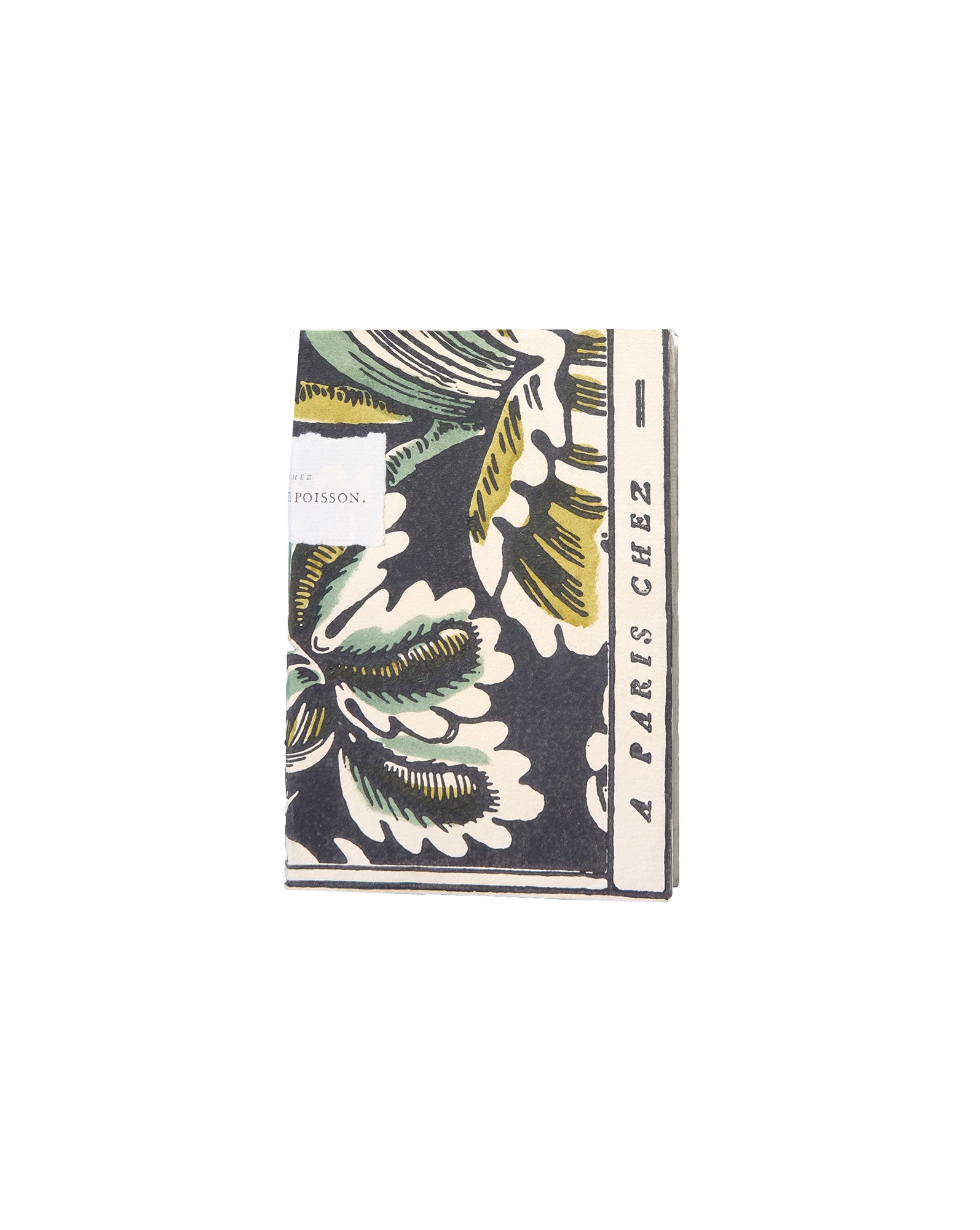 Carnet cousu main "Grands Pavots"