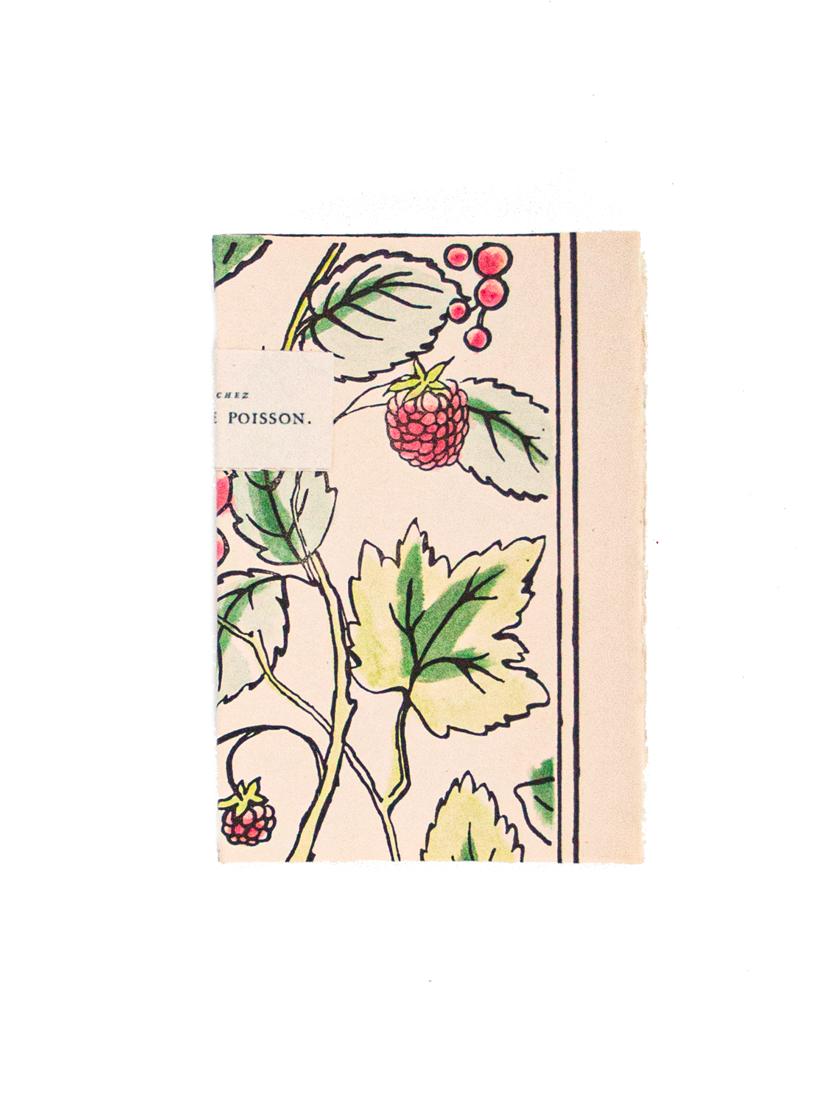 Hand sewn notebook "Puit d'amour"