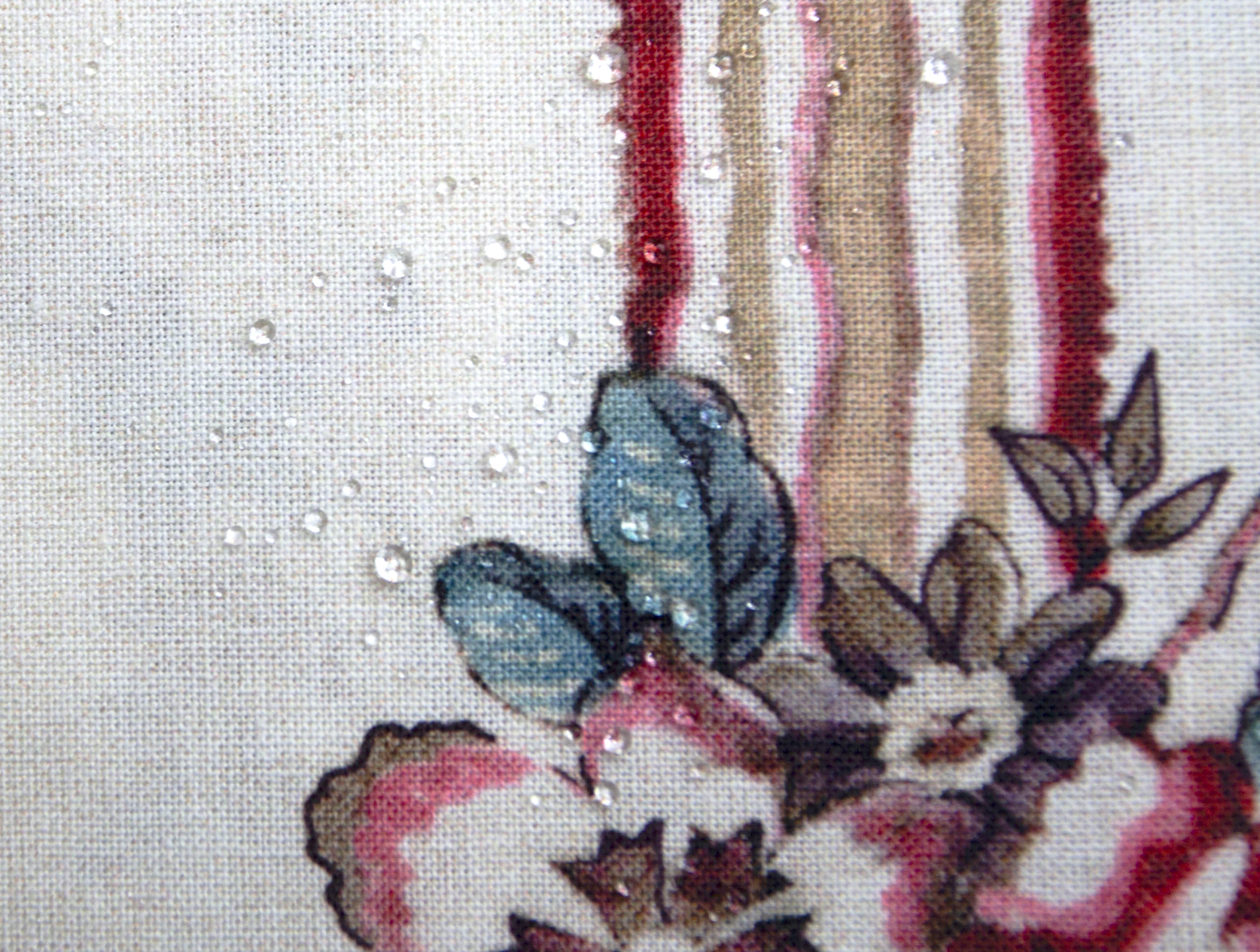 Square tablecloth "Rayures provençales"