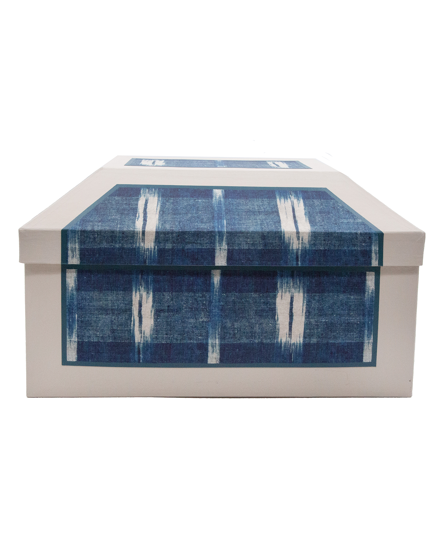 Large box "Flammé indigo"