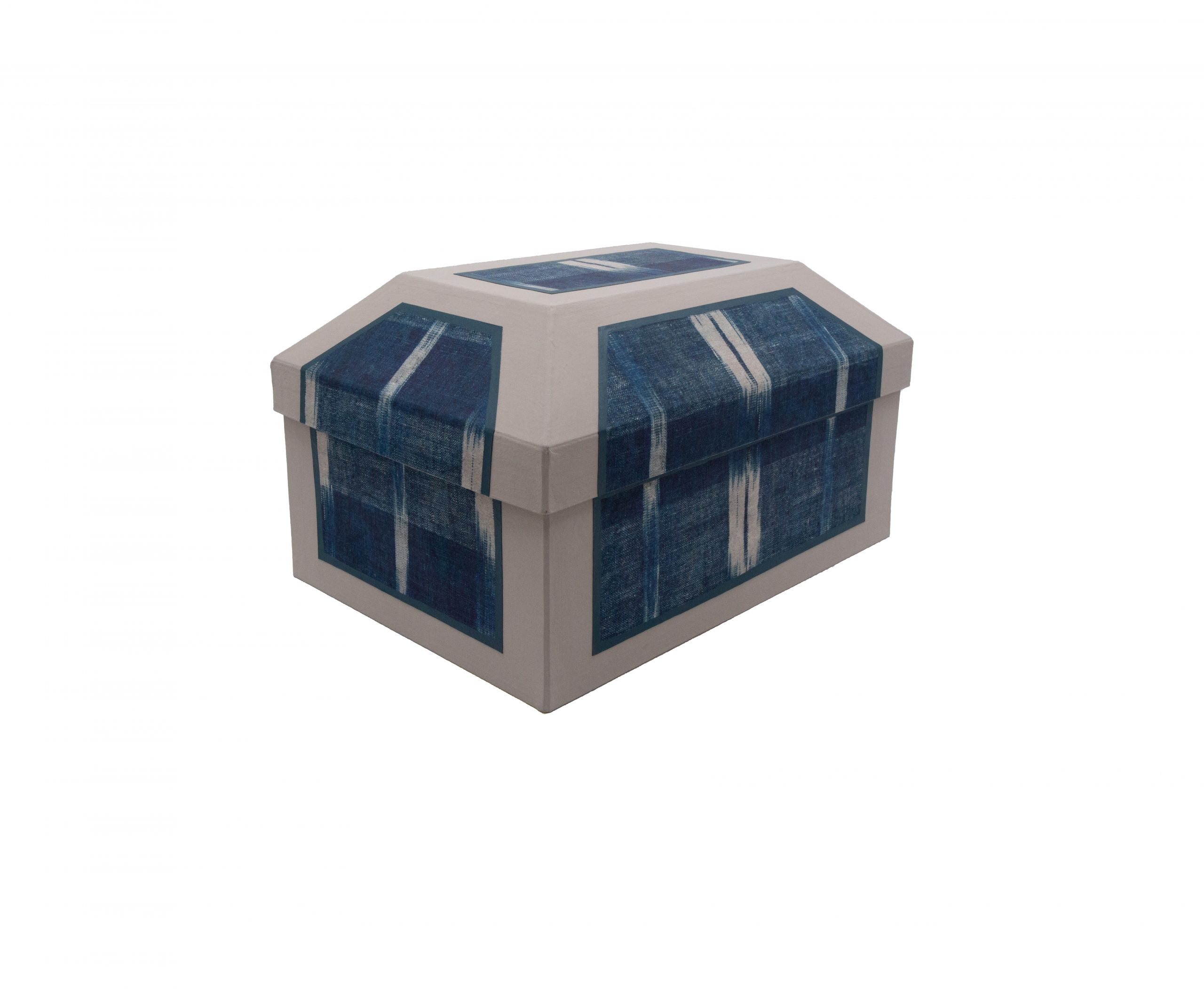 Medium box "Flammé indigo"