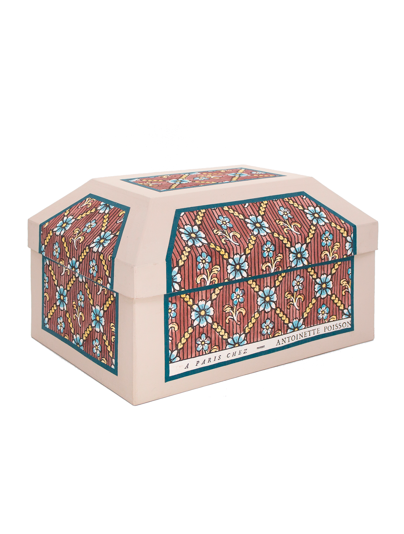 Medium box "Coeurs garance"