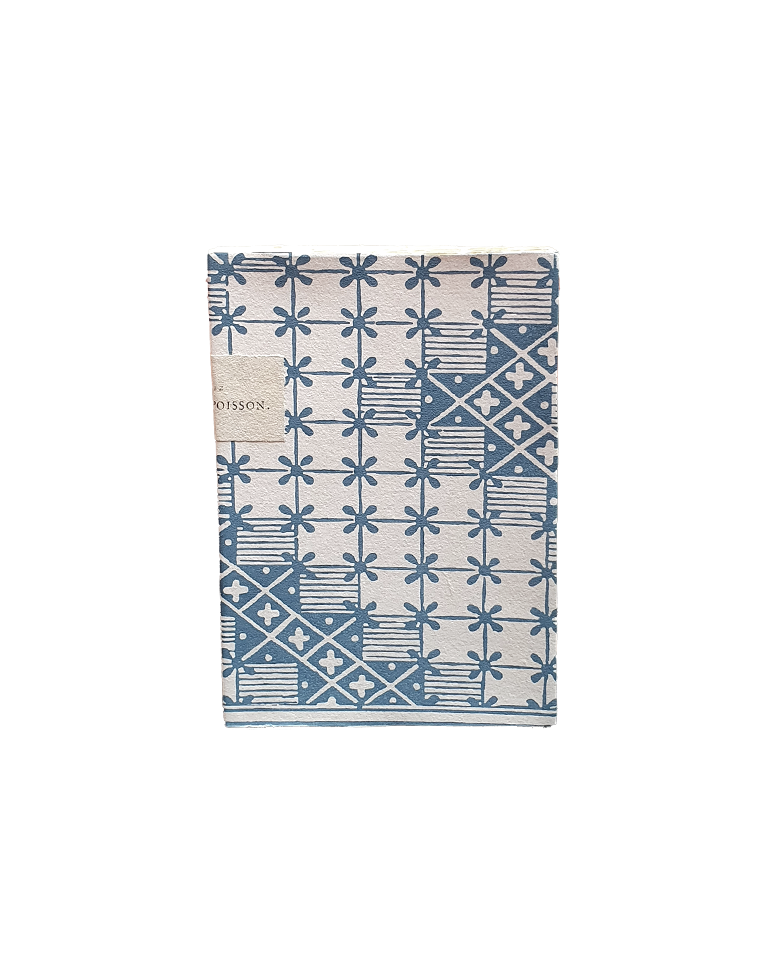 Hand sewn notebook "Point de Hongrie"