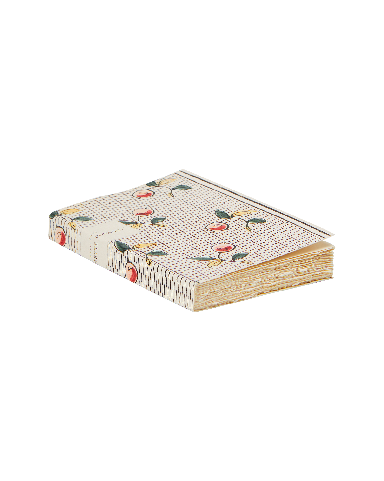Hand sewn notebook "Baies"
