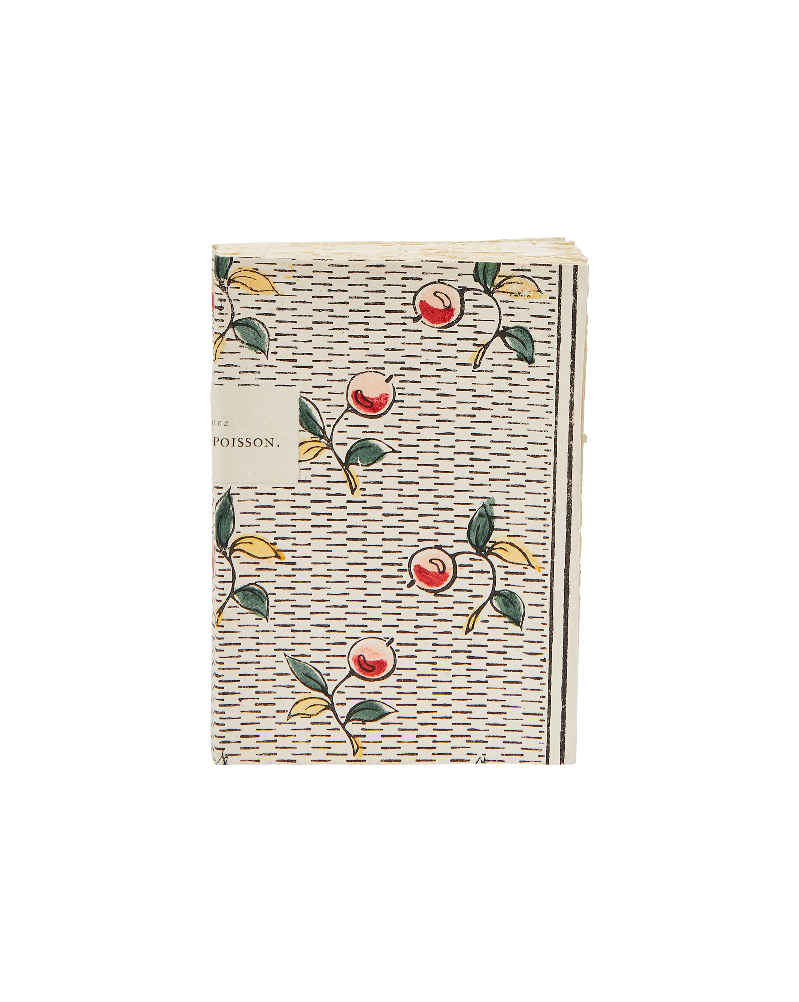 Hand sewn notebook "Baies"