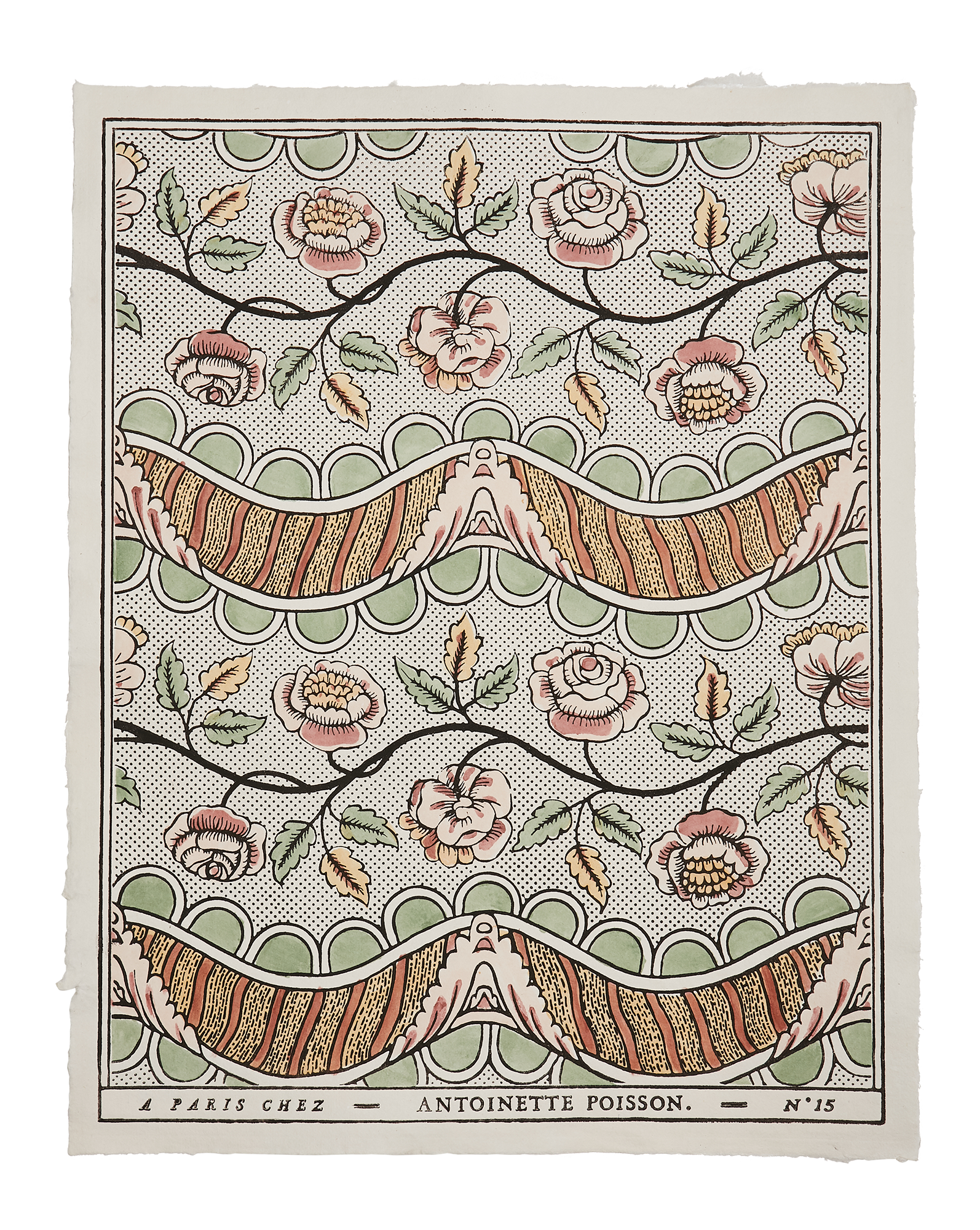 Domino paper "Guirlandes & Festons"