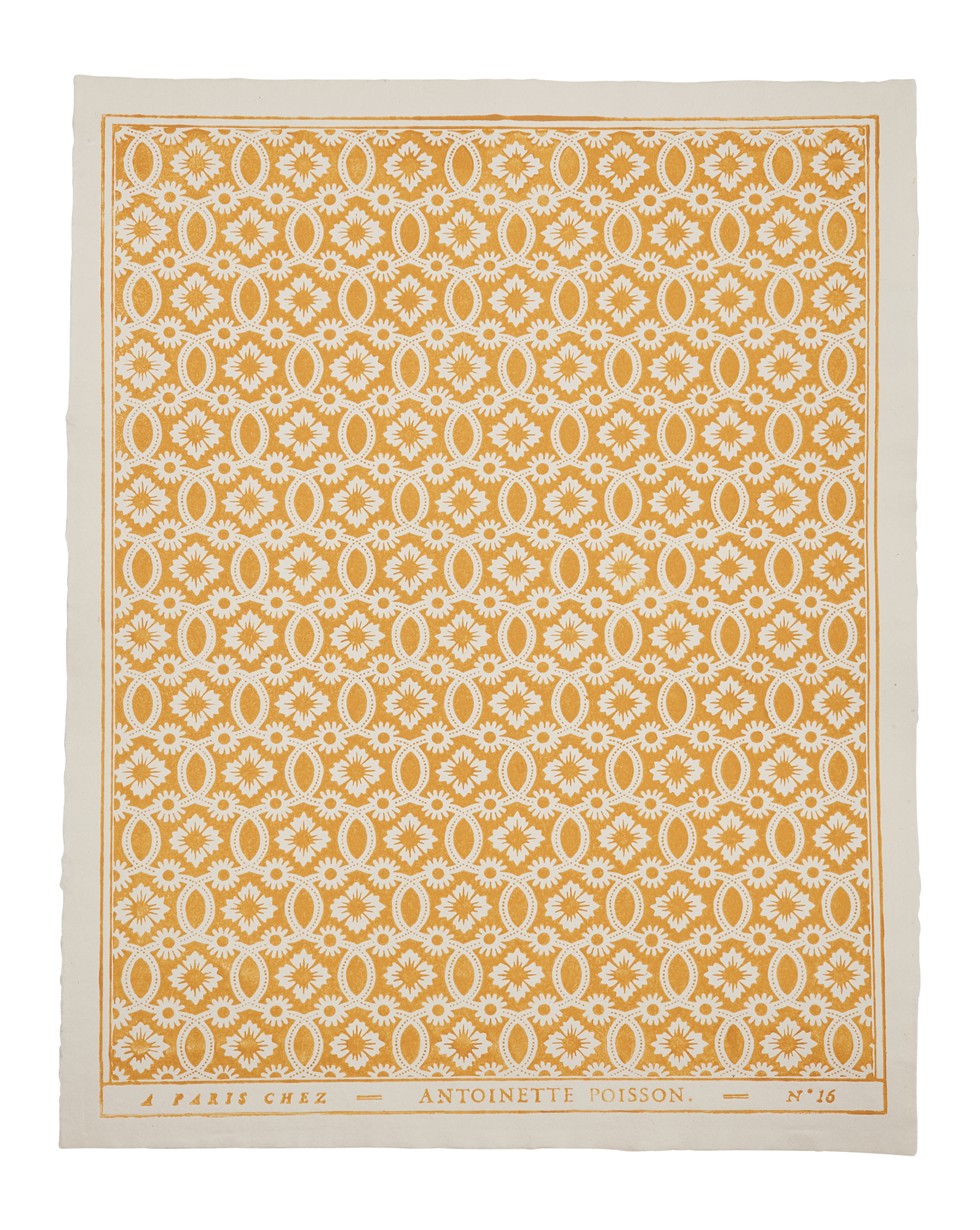 Domino paper "Fleurs & Entrelacs"