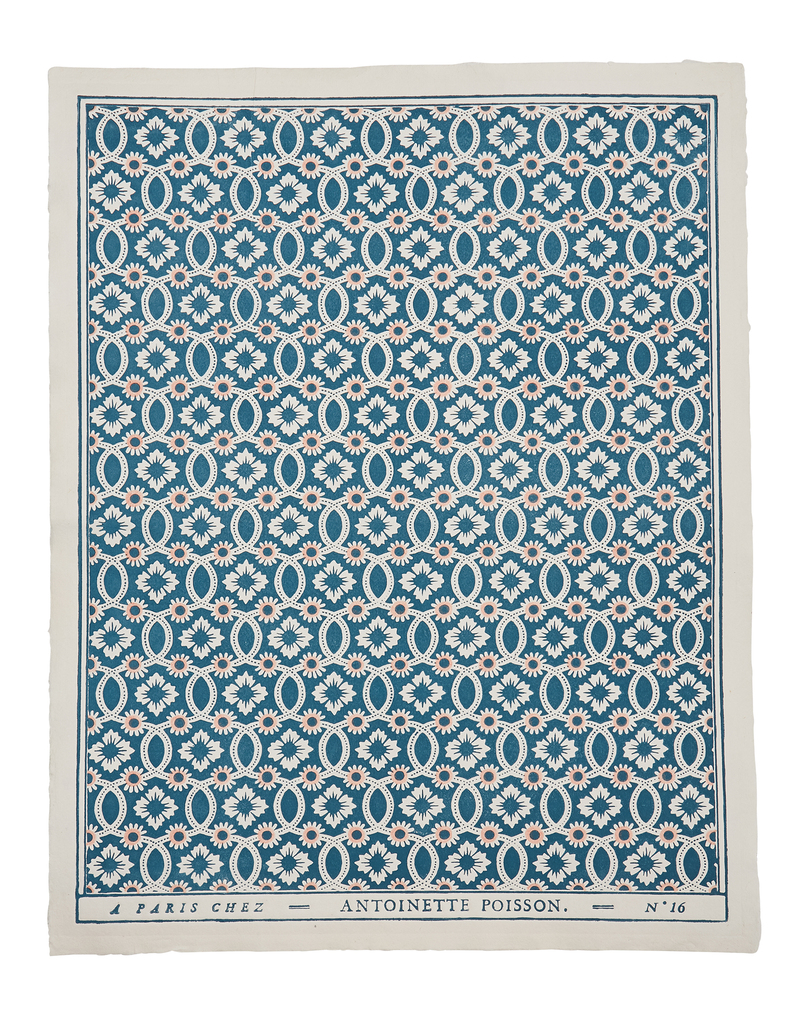 Domino paper "Fleurs & Entrelacs"