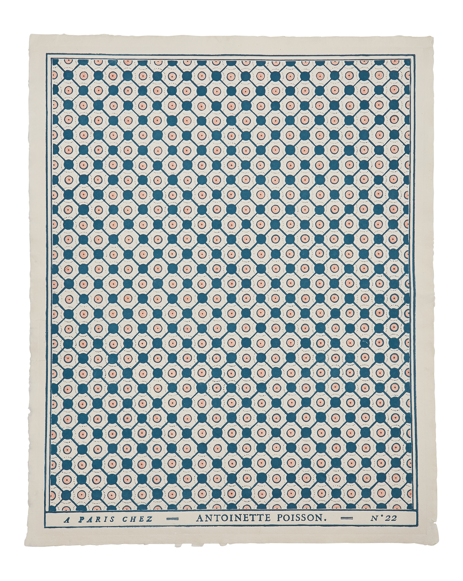 Domino paper "Quadrillages & Ronds"