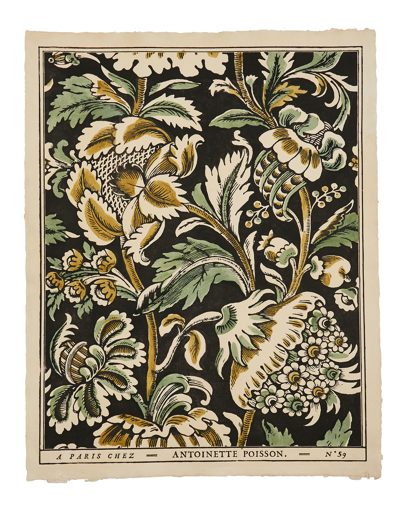 Domino paper "Grands pavots"