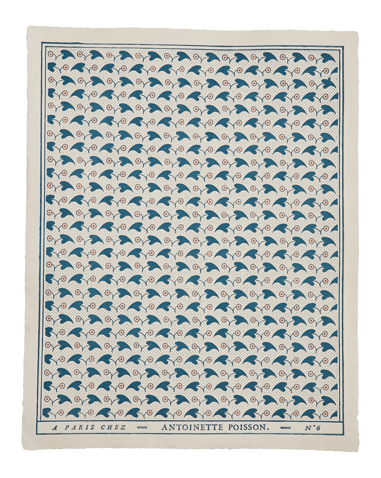 Domino paper "Fleurons"
