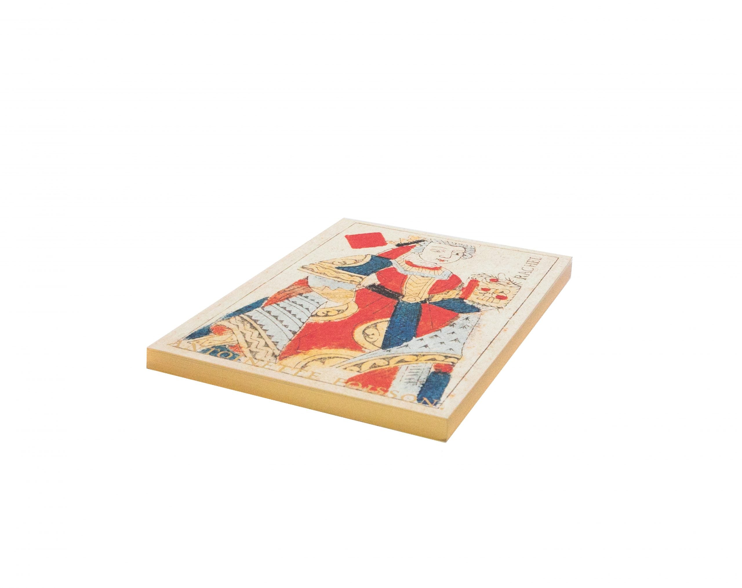 Small notebook Cartes à jouer "Dame de carreau"