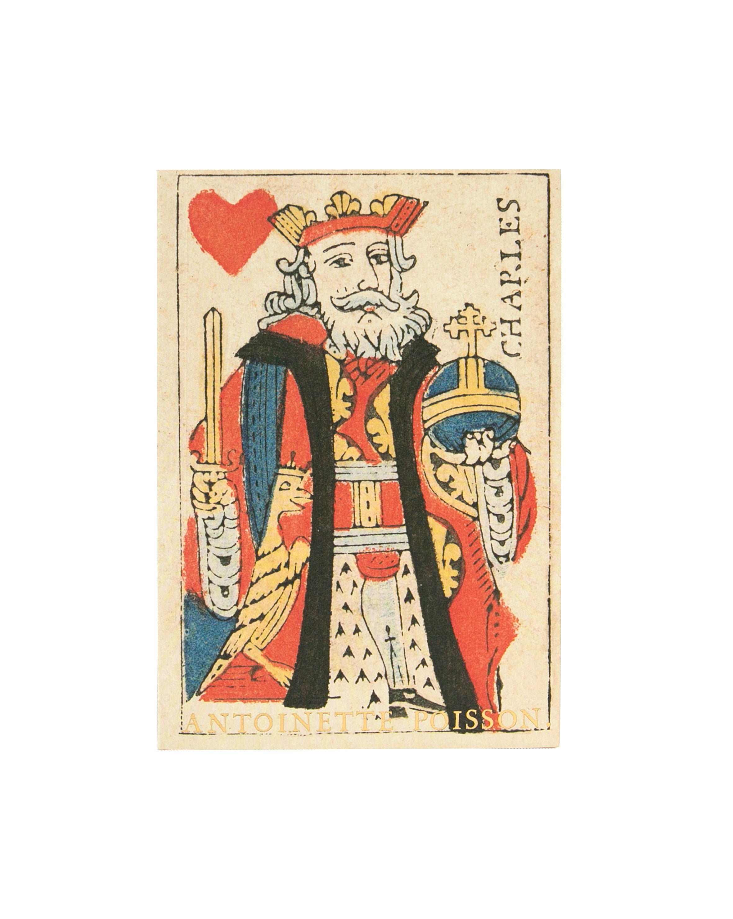 Small notebook Cartes à jouer "Roi de coeur"