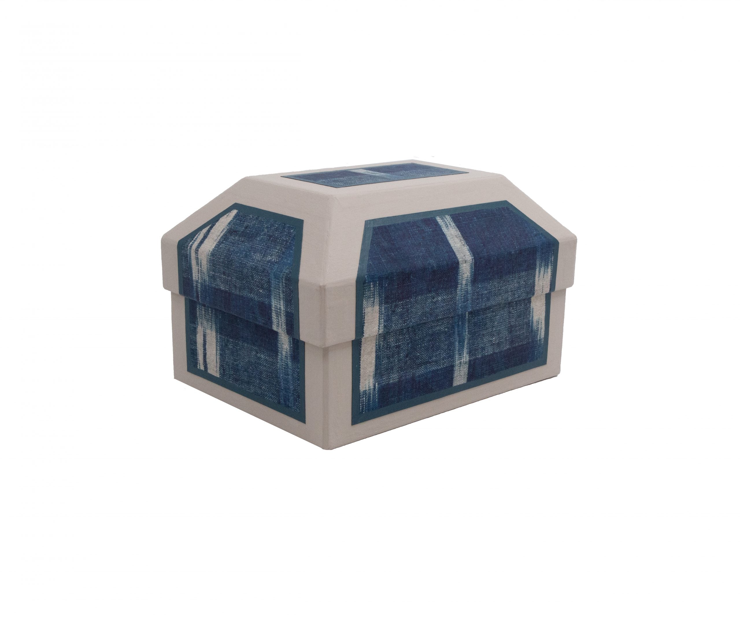 Small box "Flammé indigo"