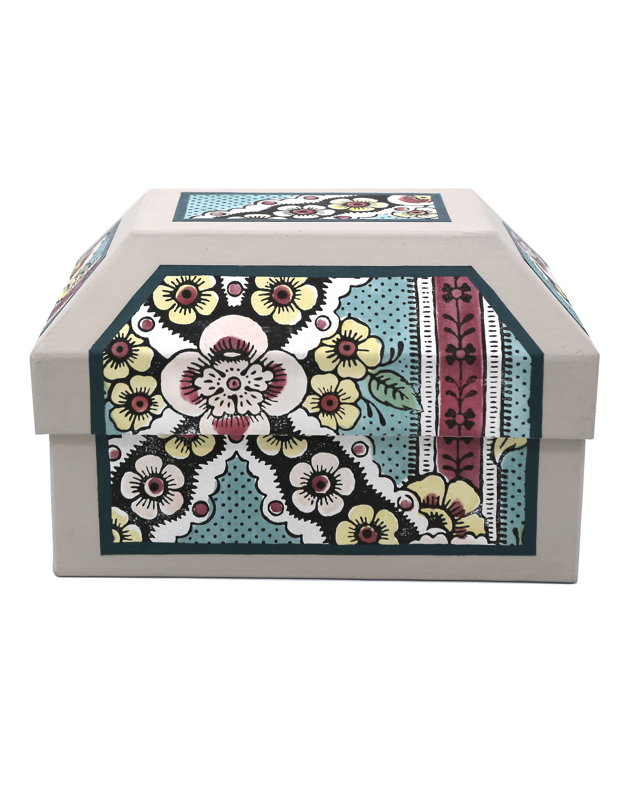 Wedding box, small size "Guirlandes de fleurs"