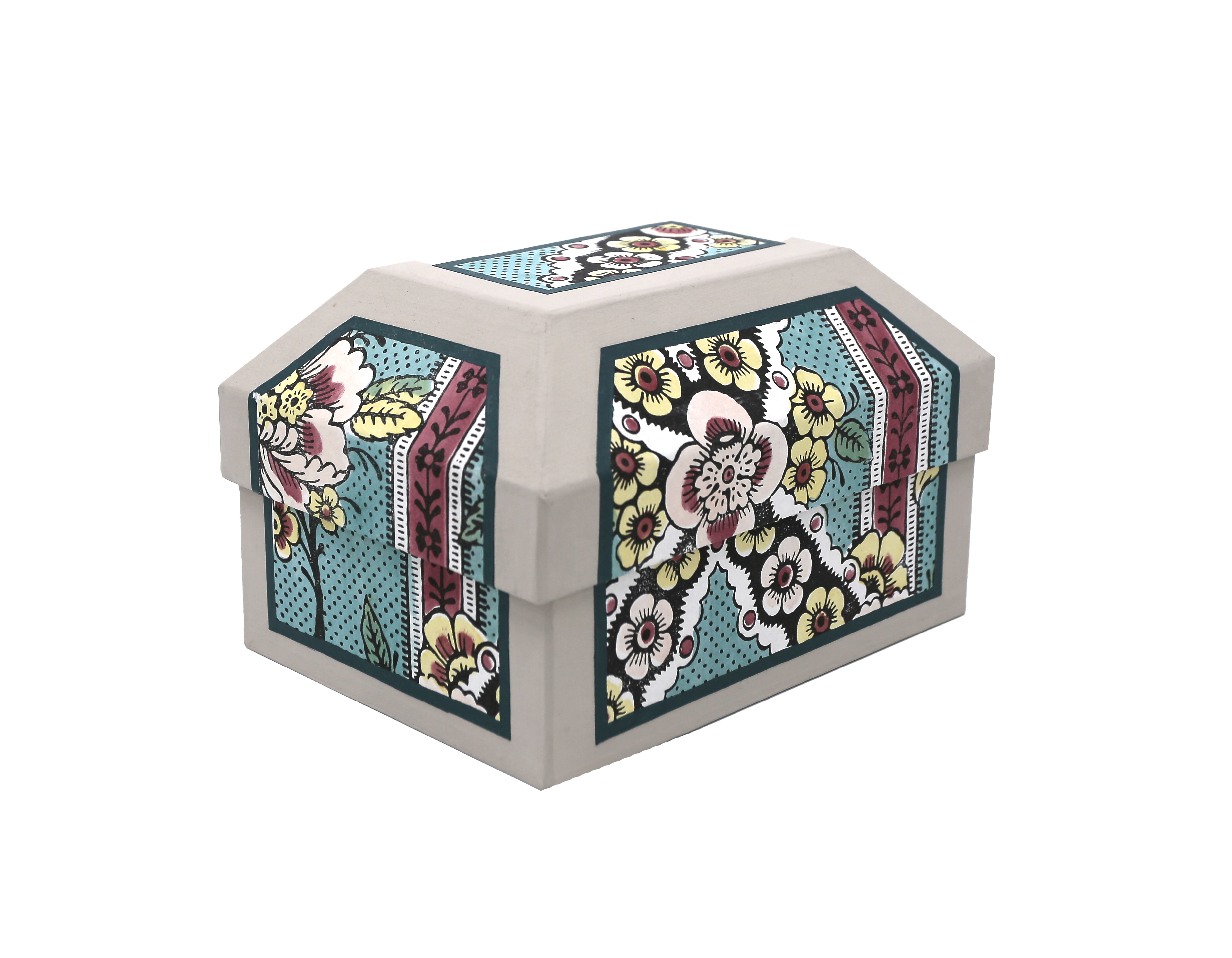 Wedding box, small size "Guirlandes de fleurs"