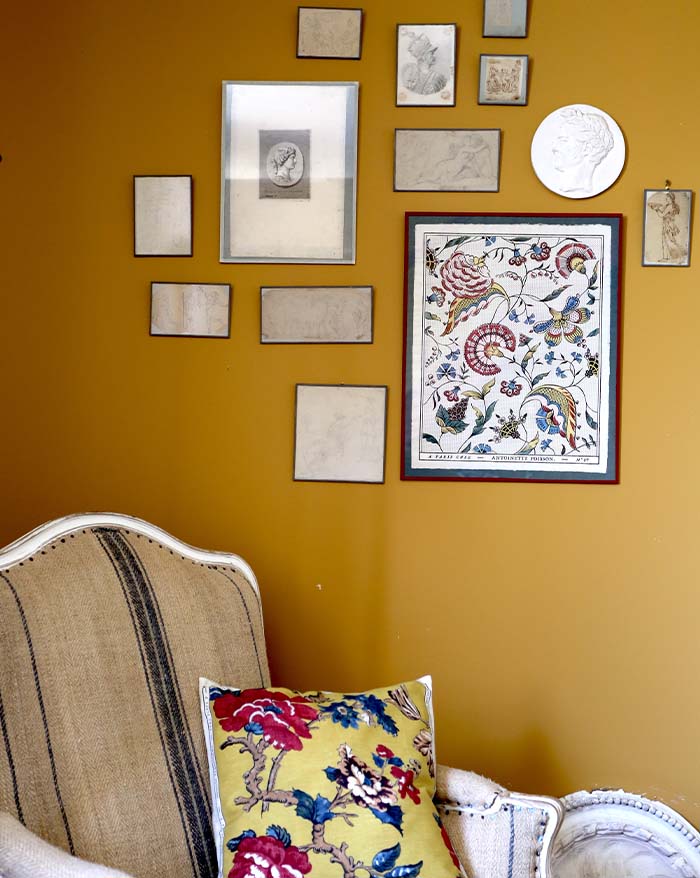 Framed domino paper "Jaipur"