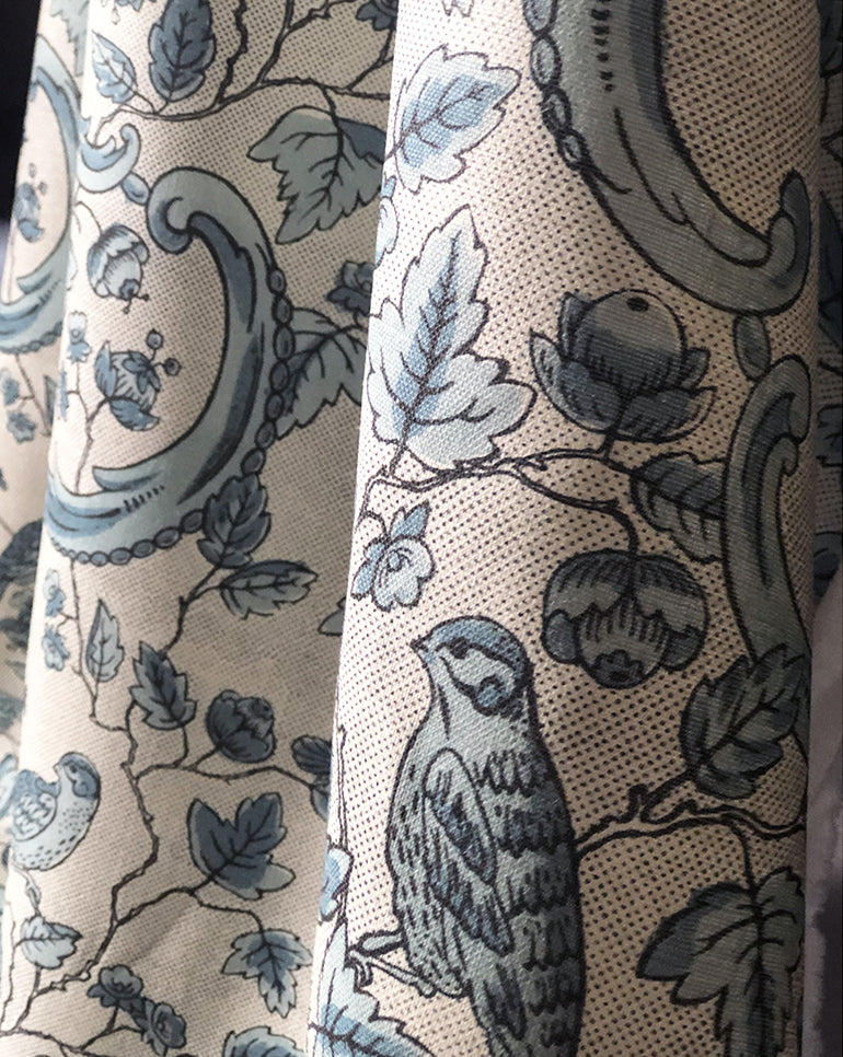 Fabric "Oiseaux & Feuillage"
