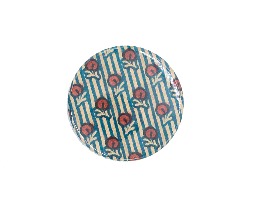 Miroir de poche "Cerises"