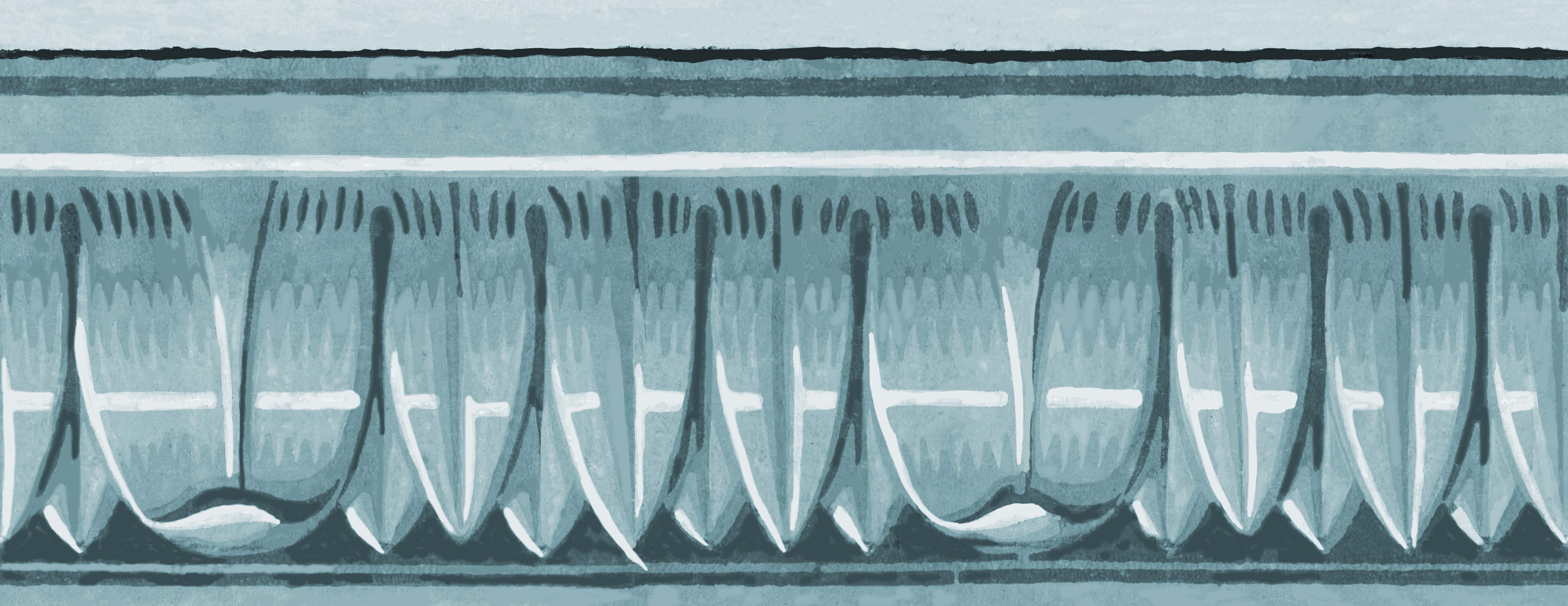 Frise "Bordure palmée"