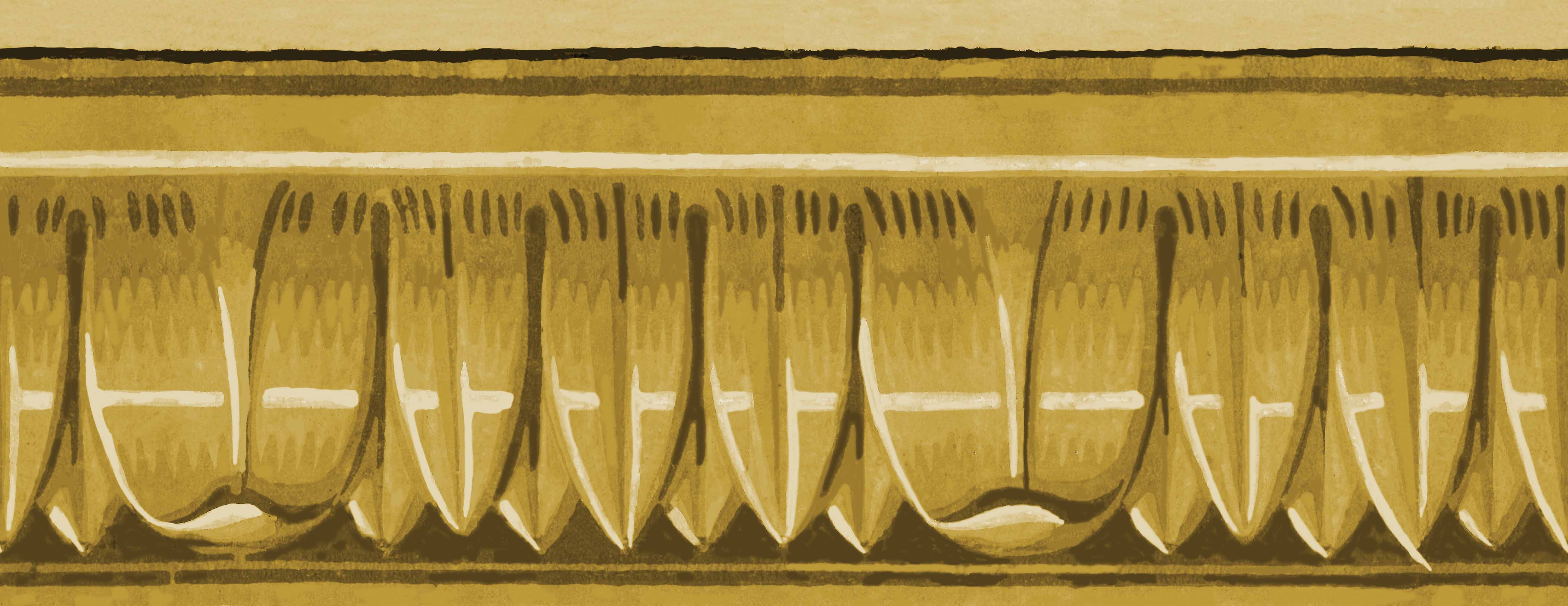 "Bordure palmée" Border